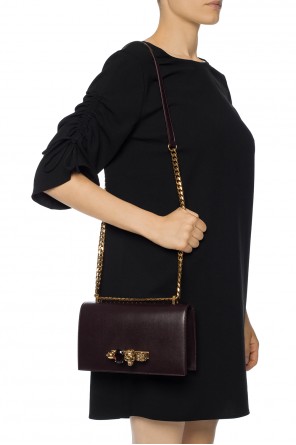 Jewelled satchel' shoulder bag with a logo, zdjęcie 2 Jewelled satchel' shoulder bag with a logo od Alexander McQueen